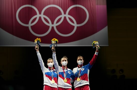 Japan Olympics 2020 Fencing Women Sabre Team