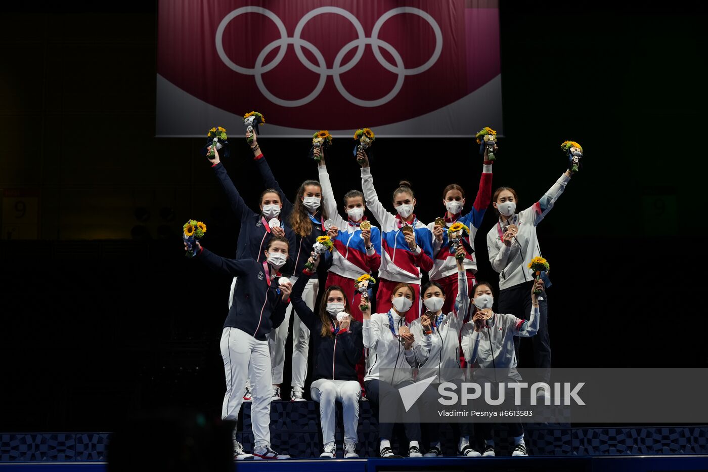 Japan Olympics 2020 Fencing Women Sabre Team