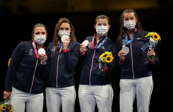 Japan Olympics 2020 Fencing Women Sabre Team