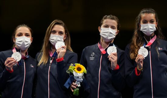 Japan Olympics 2020 Fencing Women Sabre Team