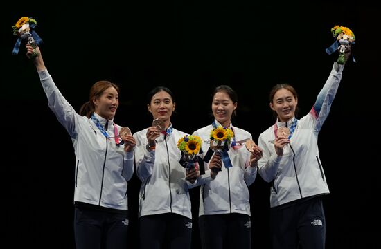 Japan Olympics 2020 Fencing Women Sabre Team
