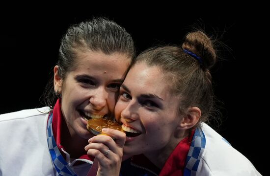 Japan Olympics 2020 Fencing Women Sabre Team