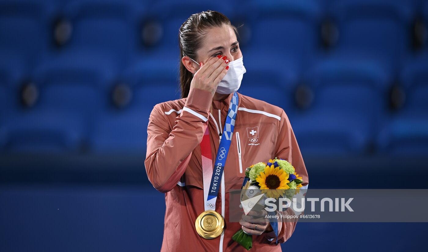 Japan Olympics 2020 Tennis Women Singles Bencic - Vondrousova
