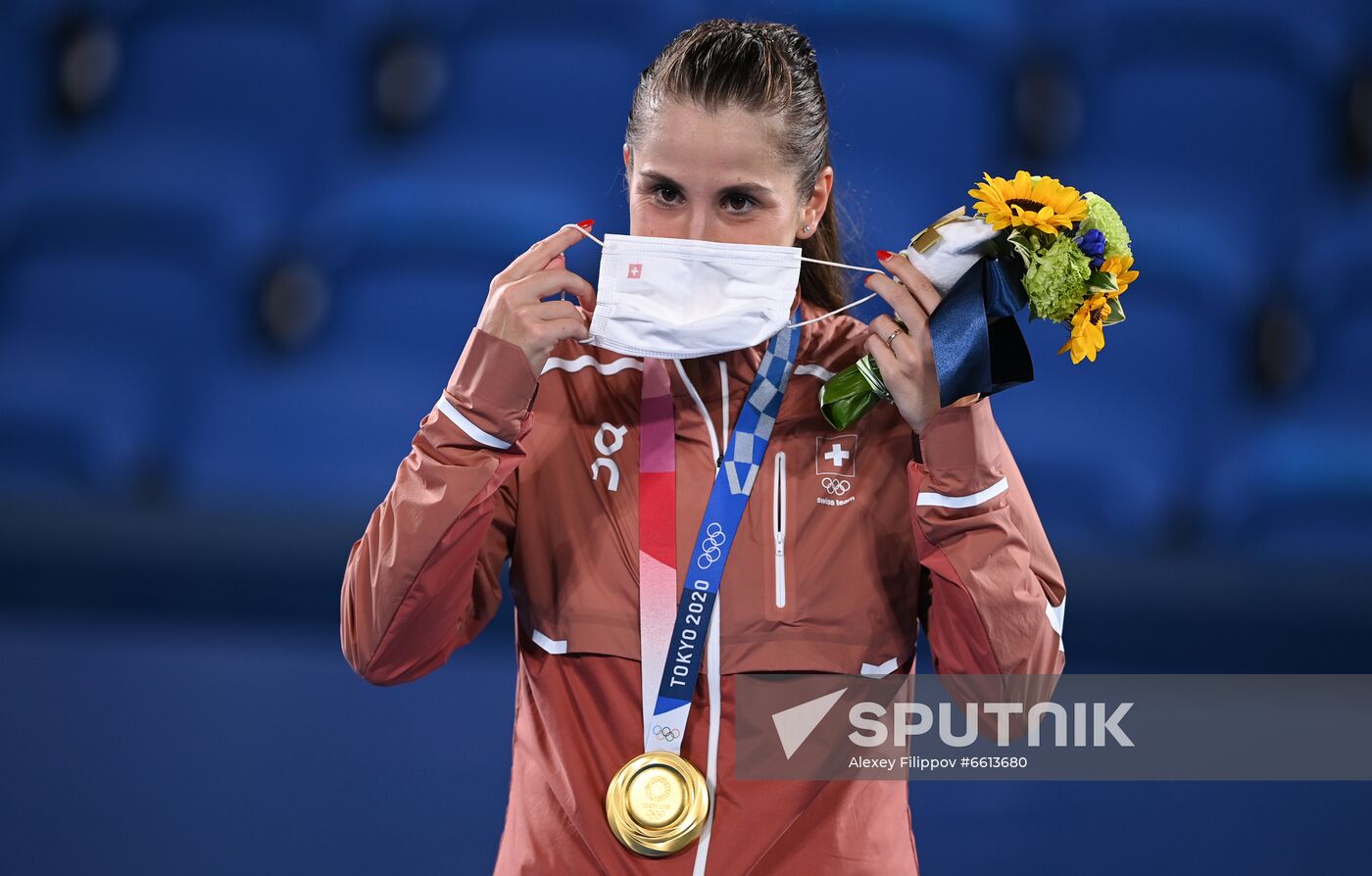 Japan Olympics 2020 Tennis Women Singles Bencic - Vondrousova