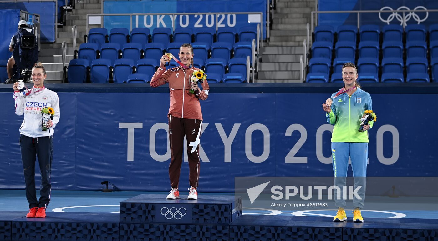 Japan Olympics 2020 Tennis Women Singles Bencic - Vondrousova