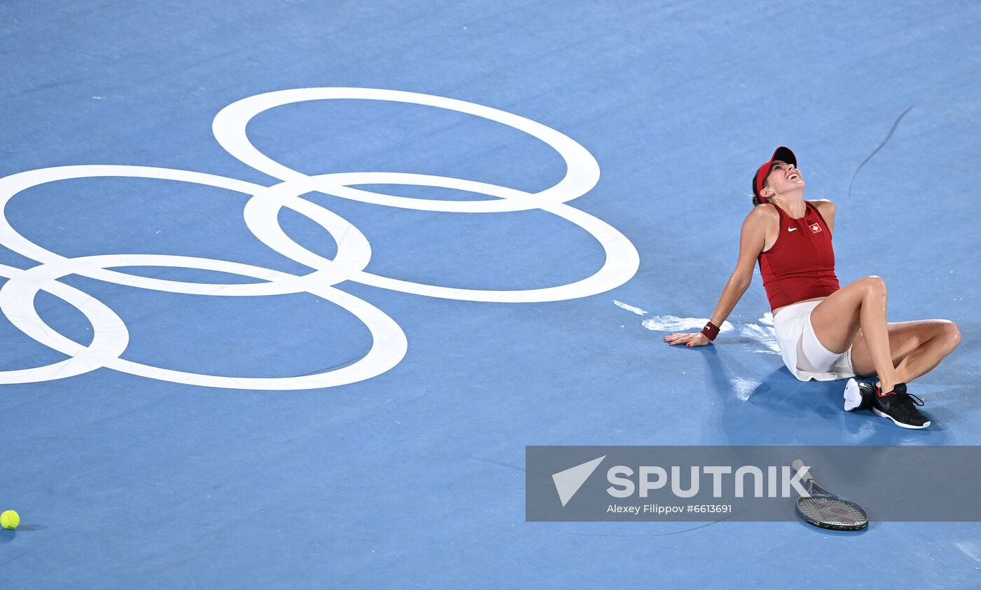 Japan Olympics 2020 Tennis Women Singles Bencic - Vondrousova