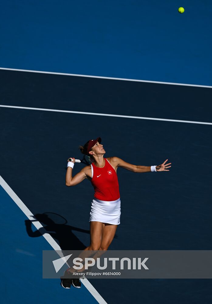 Japan Olympics 2020 Tennis Women Doubles Krejcikova/Siniakova - Bencic/Golubic