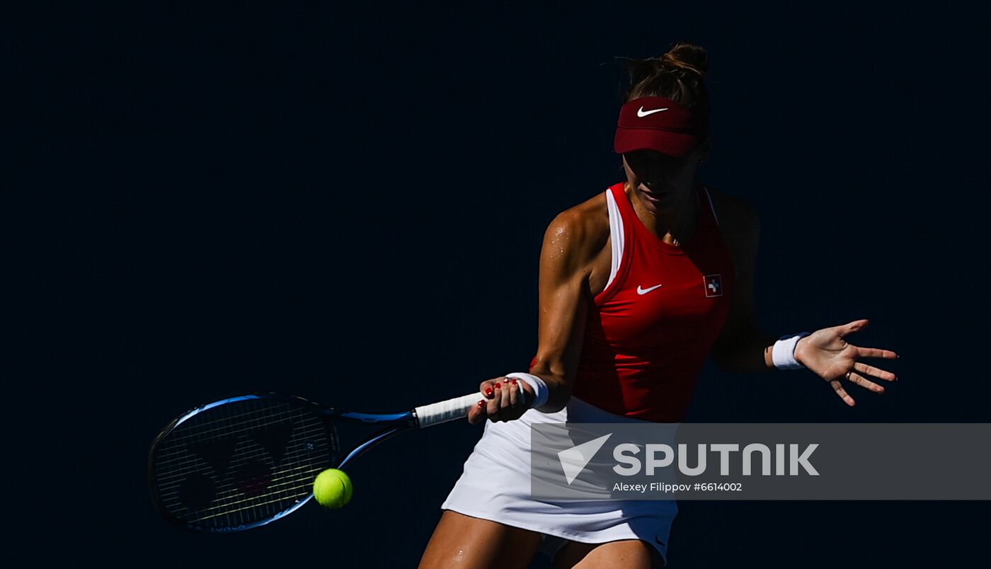 Japan Olympics 2020 Tennis Women Doubles Krejcikova/Siniakova - Bencic/Golubic