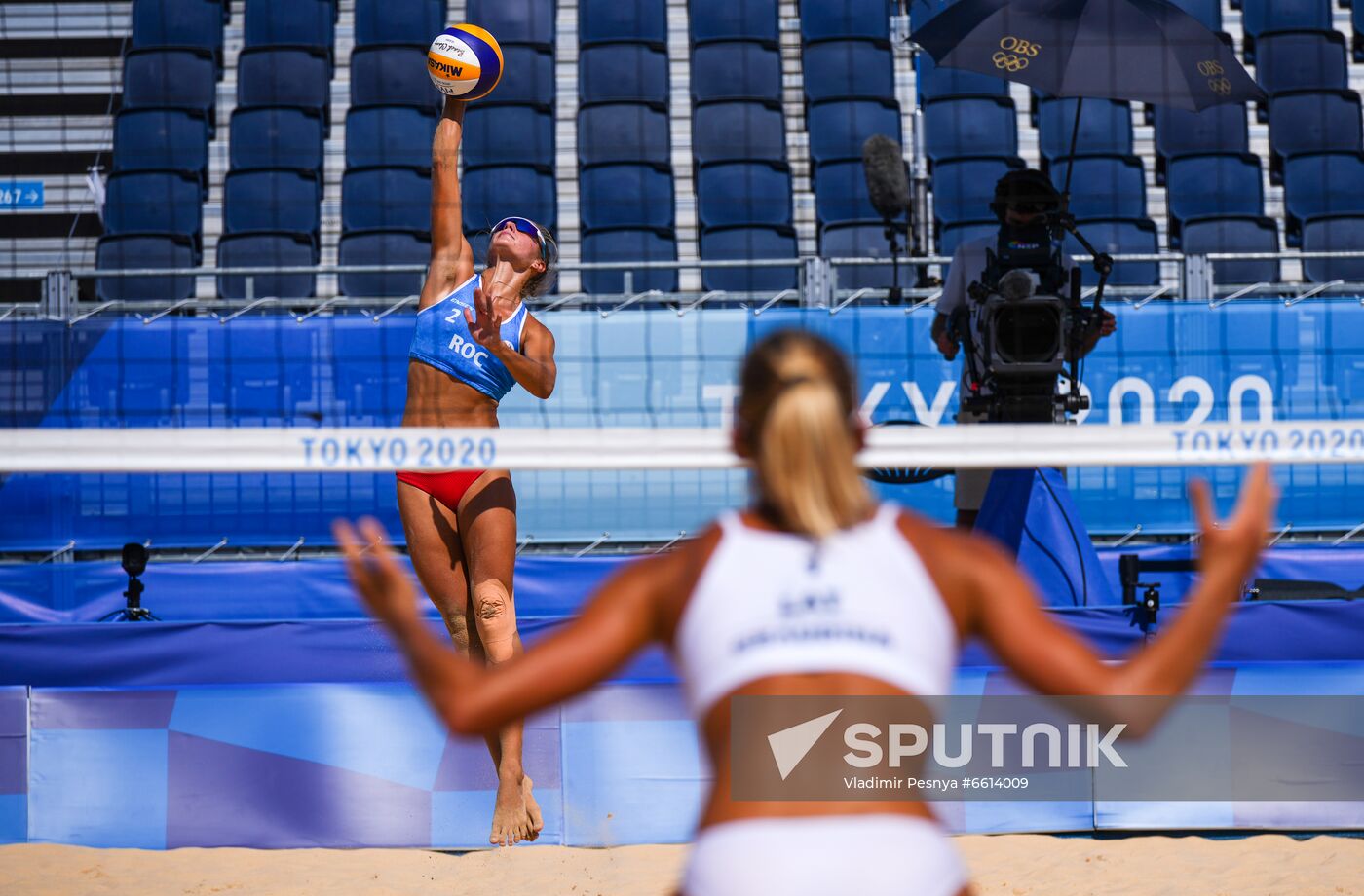 Japan Olympics 2020 Beach Volleyball Women Makroguzova/Kholomina - Graudina/Kravcenoka