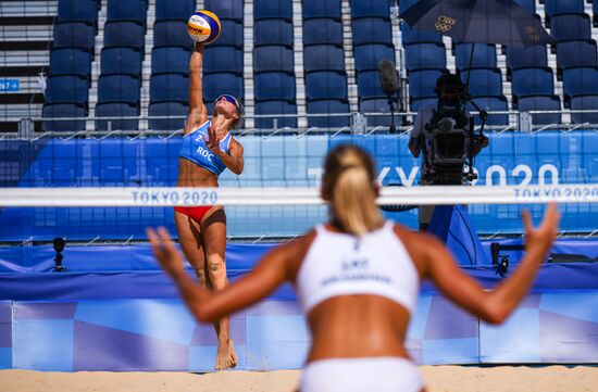 Japan Olympics 2020 Beach Volleyball Women Makroguzova/Kholomina - Graudina/Kravcenoka