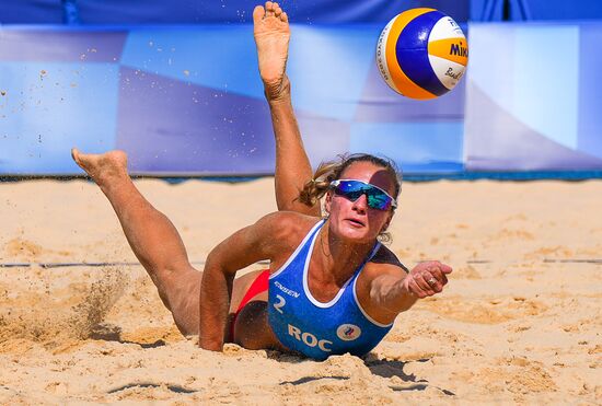 Japan Olympics 2020 Beach Volleyball Women Makroguzova/Kholomina - Graudina/Kravcenoka