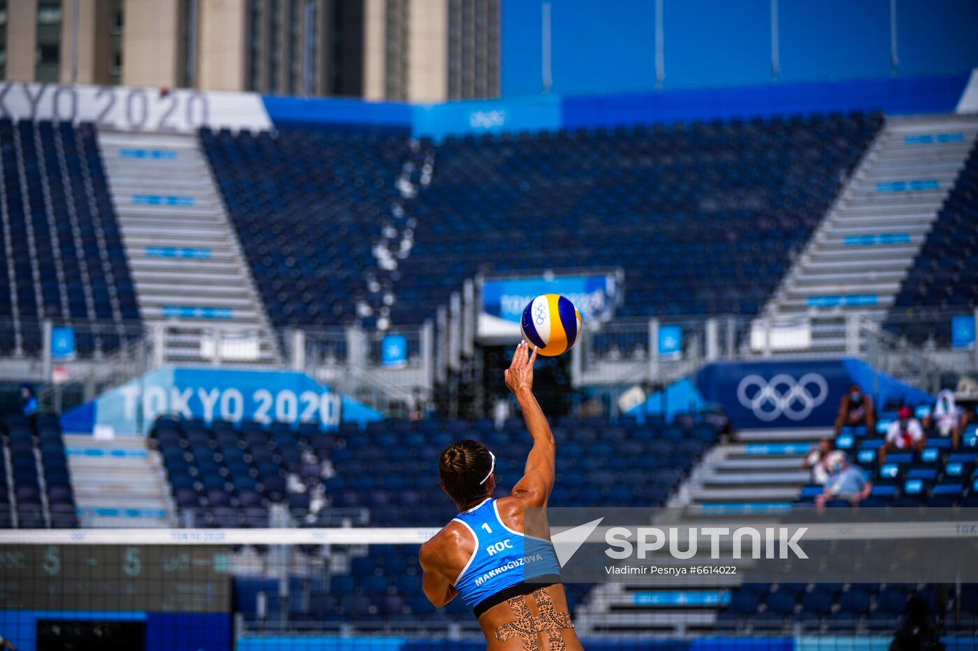 Japan Olympics 2020 Beach Volleyball Women Makroguzova/Kholomina - Graudina/Kravcenoka