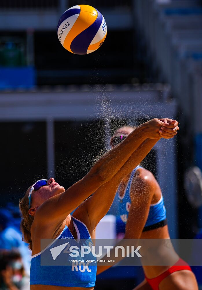 Japan Olympics 2020 Beach Volleyball Women Makroguzova/Kholomina - Graudina/Kravcenoka