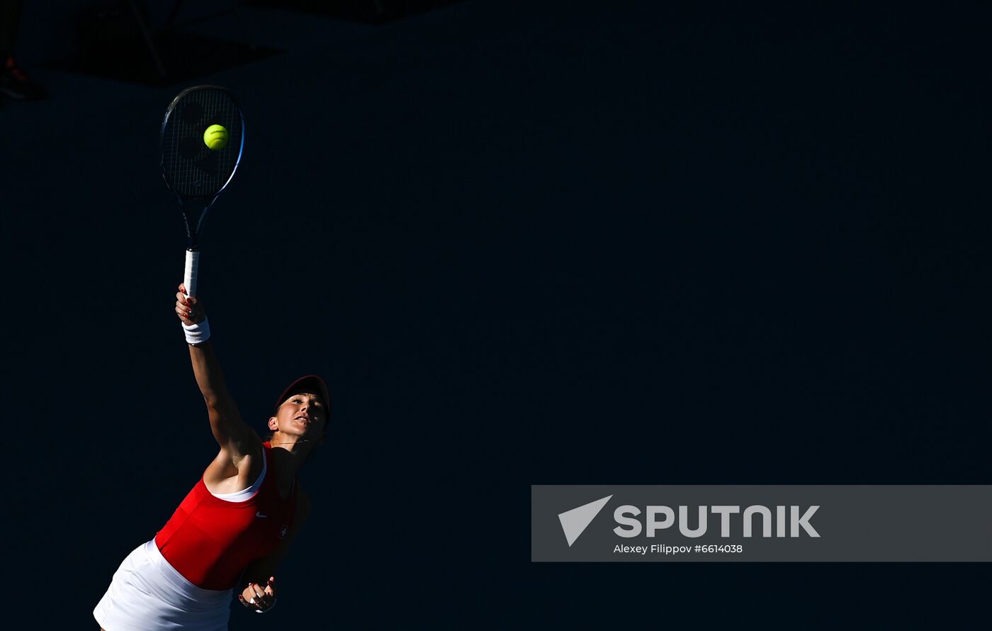 Japan Olympics 2020 Tennis Women Doubles Krejcikova/Siniakova - Bencic/Golubic