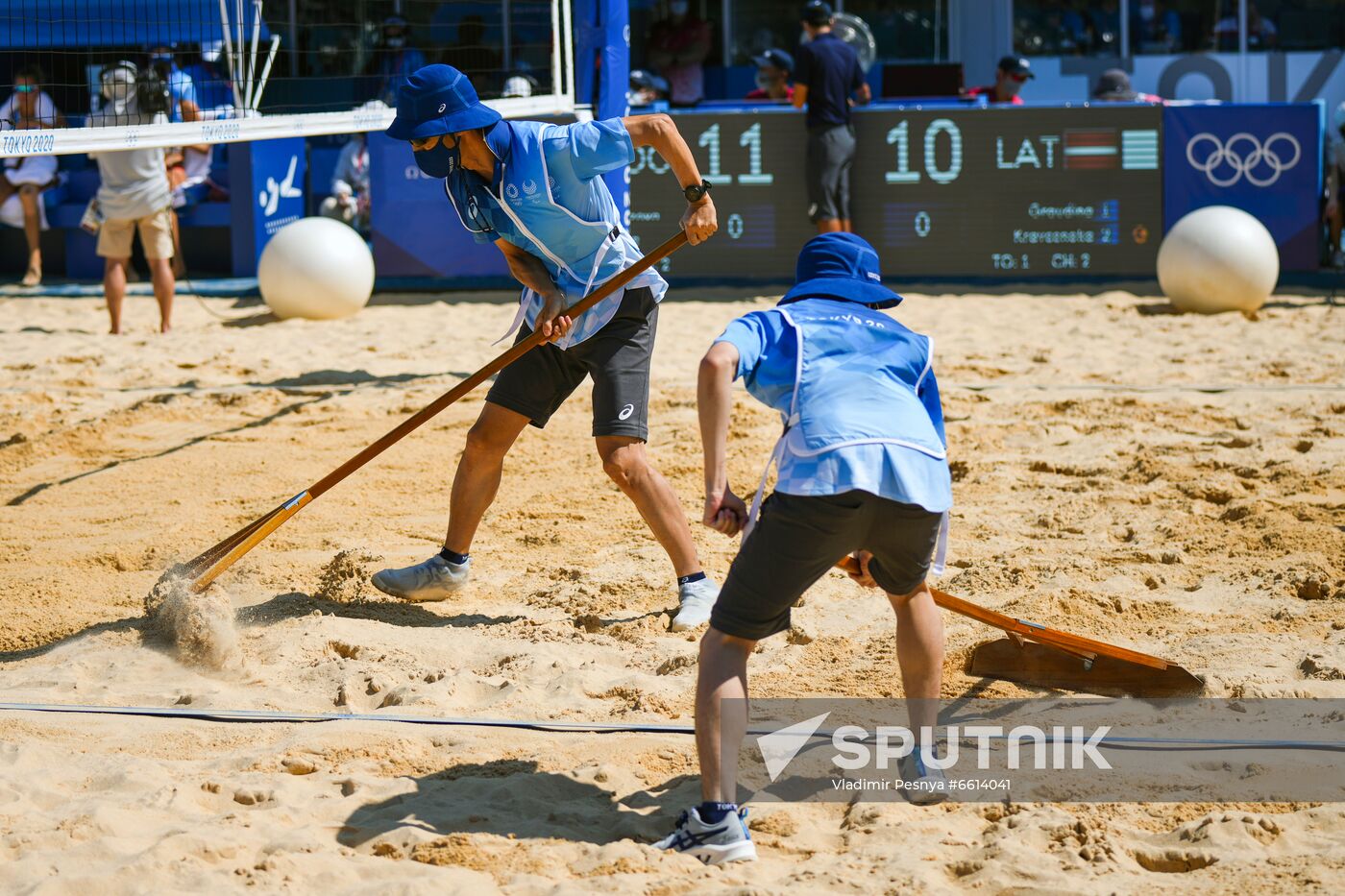 Japan Olympics 2020 Beach Volleyball Women Makroguzova/Kholomina - Graudina/Kravcenoka