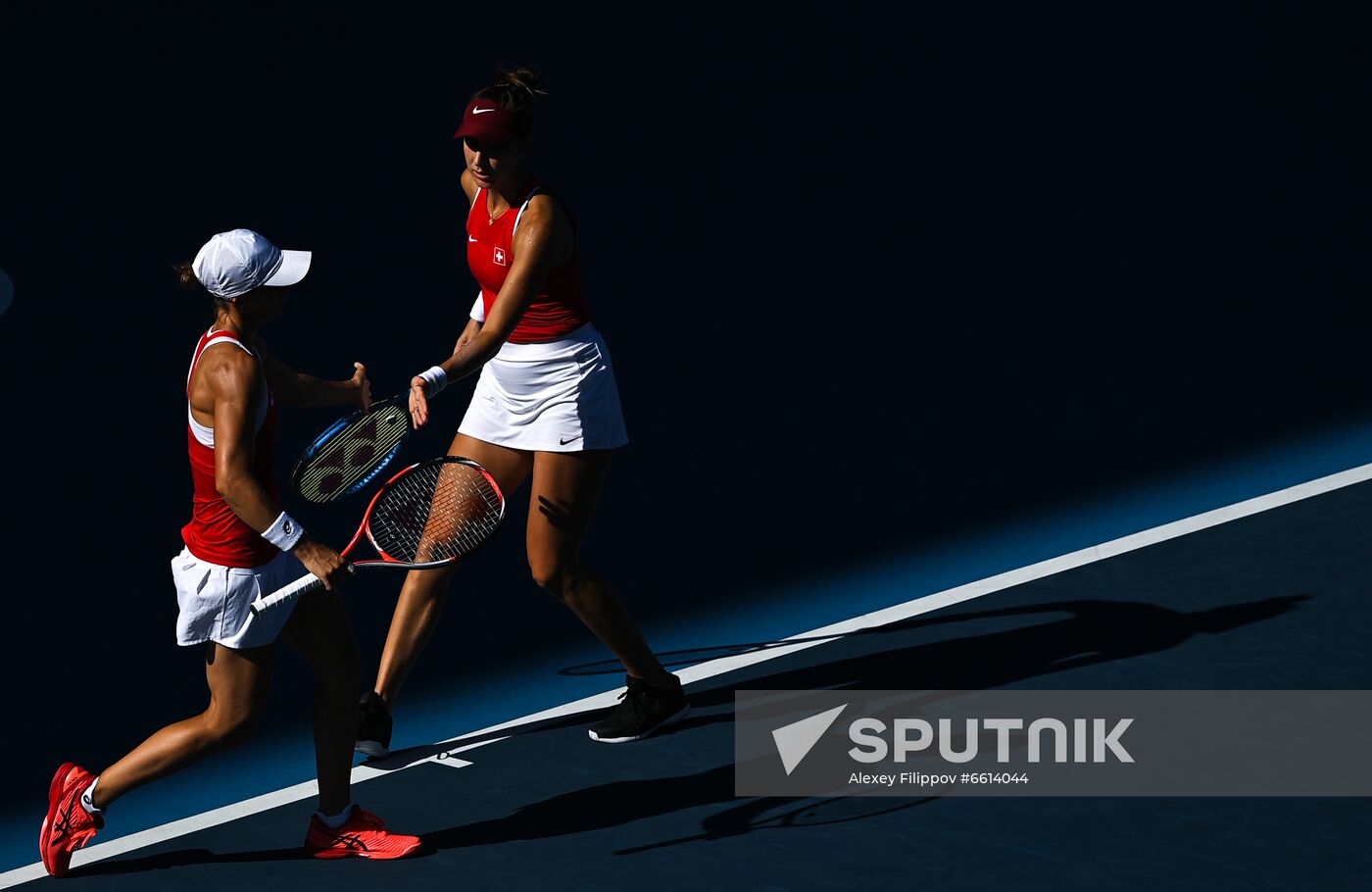 Japan Olympics 2020 Tennis Women Doubles Krejcikova/Siniakova - Bencic/Golubic