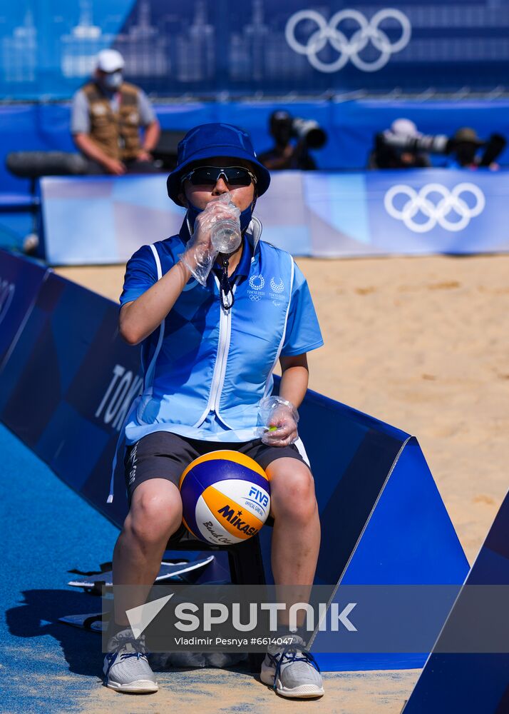 Japan Olympics 2020 Beach Volleyball Women Makroguzova/Kholomina - Graudina/Kravcenoka