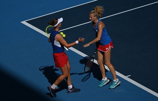 Japan Olympics 2020 Tennis Women Doubles Krejcikova/Siniakova - Bencic/Golubic