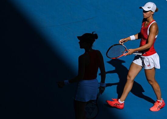 Japan Olympics 2020 Tennis Women Doubles Krejcikova/Siniakova - Bencic/Golubic