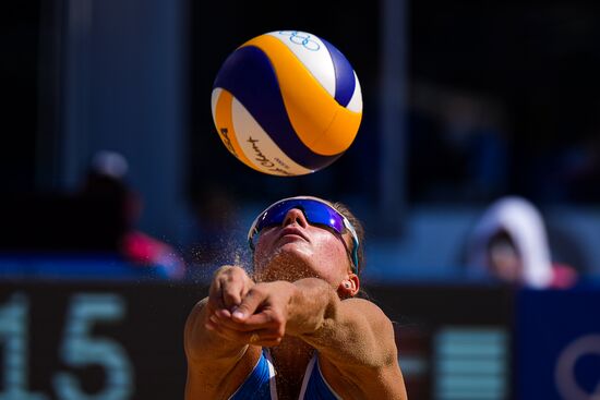 Japan Olympics 2020 Beach Volleyball Women Makroguzova/Kholomina - Graudina/Kravcenoka