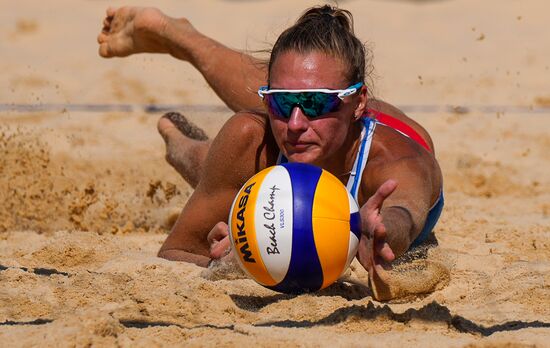 Japan Olympics 2020 Beach Volleyball Women Makroguzova/Kholomina - Graudina/Kravcenoka