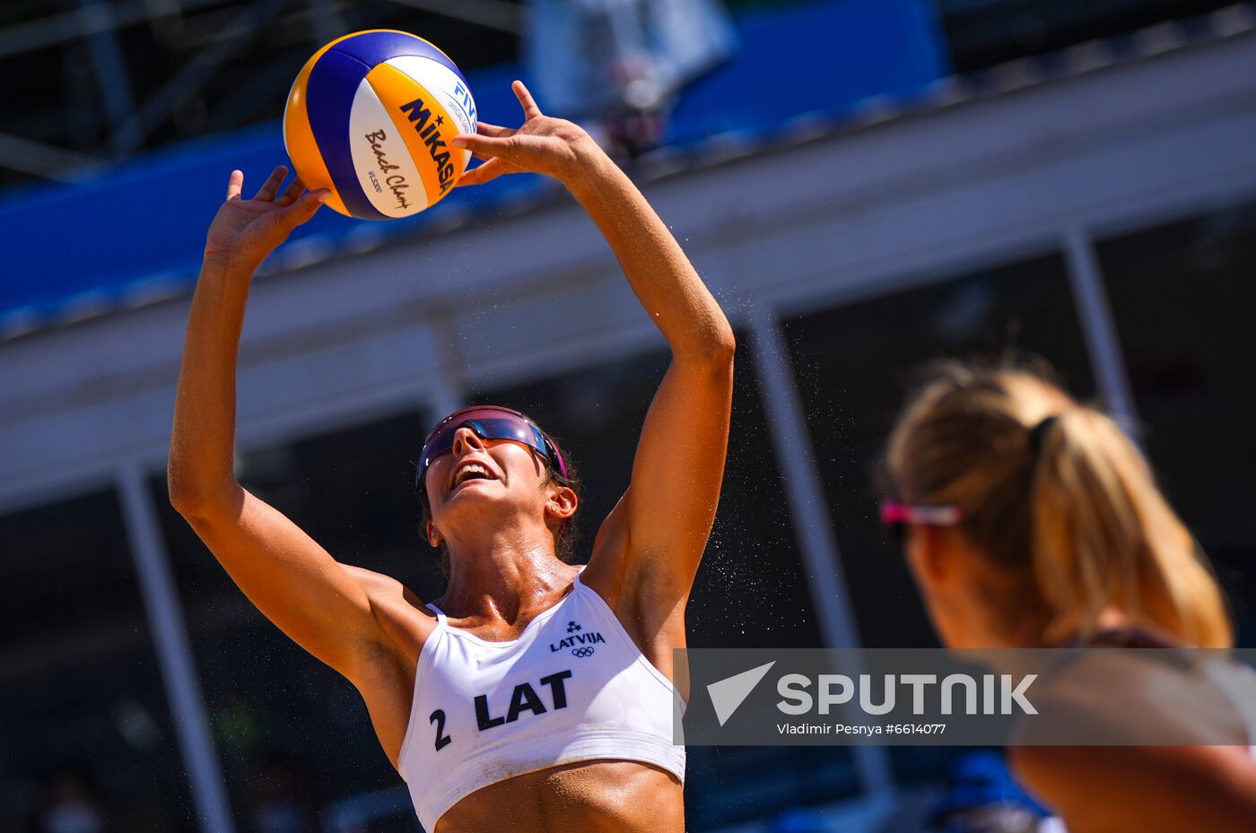 Japan Olympics 2020 Beach Volleyball Women Makroguzova/Kholomina - Graudina/Kravcenoka