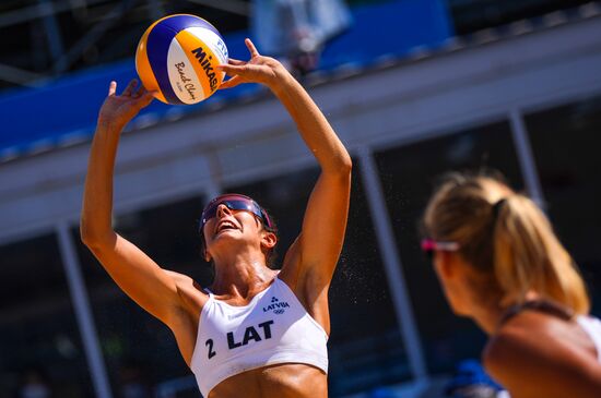 Japan Olympics 2020 Beach Volleyball Women Makroguzova/Kholomina - Graudina/Kravcenoka