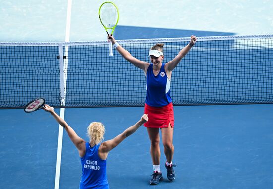 Japan Olympics 2020 Tennis Women Doubles Krejcikova/Siniakova - Bencic/Golubic