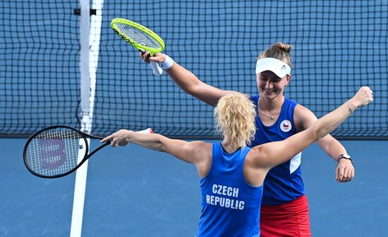 Japan Olympics 2020 Tennis Women Doubles Krejcikova/Siniakova - Bencic/Golubic