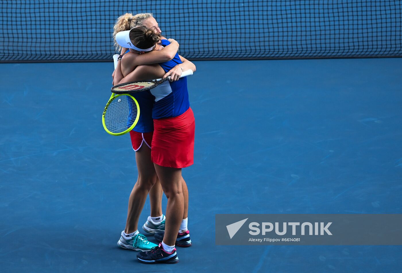 Japan Olympics 2020 Tennis Women Doubles Krejcikova/Siniakova - Bencic/Golubic