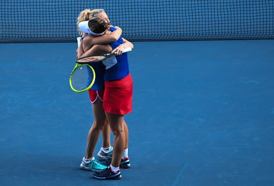 Japan Olympics 2020 Tennis Women Doubles Krejcikova/Siniakova - Bencic/Golubic