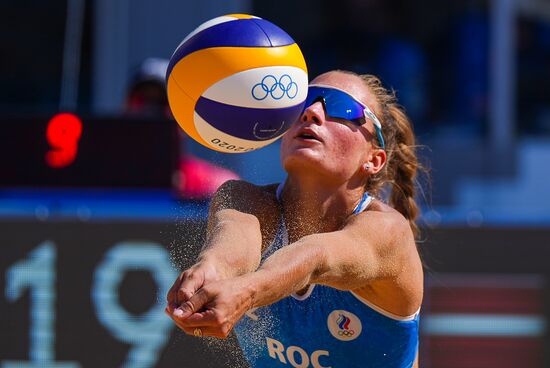 Japan Olympics 2020 Beach Volleyball Women Makroguzova/Kholomina - Graudina/Kravcenoka