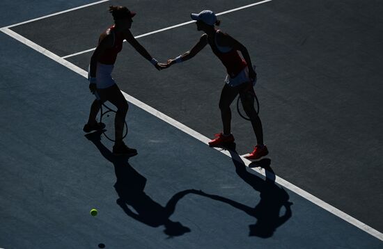 Japan Olympics 2020 Tennis Women Doubles Krejcikova/Siniakova - Bencic/Golubic