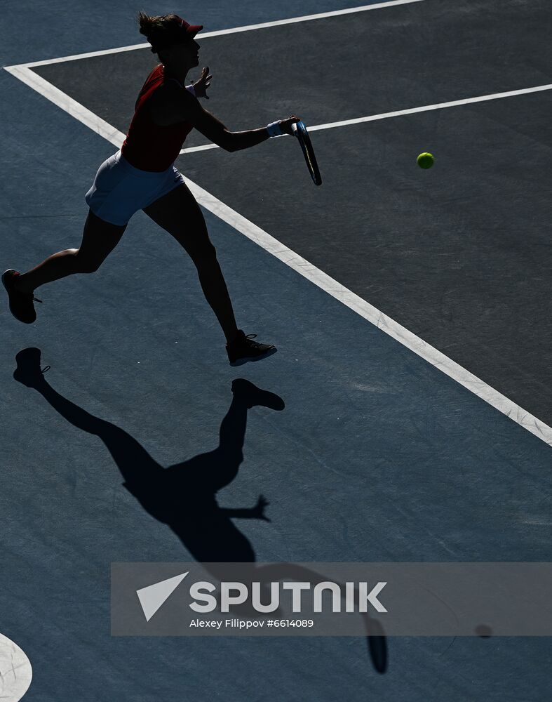 Japan Olympics 2020 Tennis Women Doubles Krejcikova/Siniakova - Bencic/Golubic