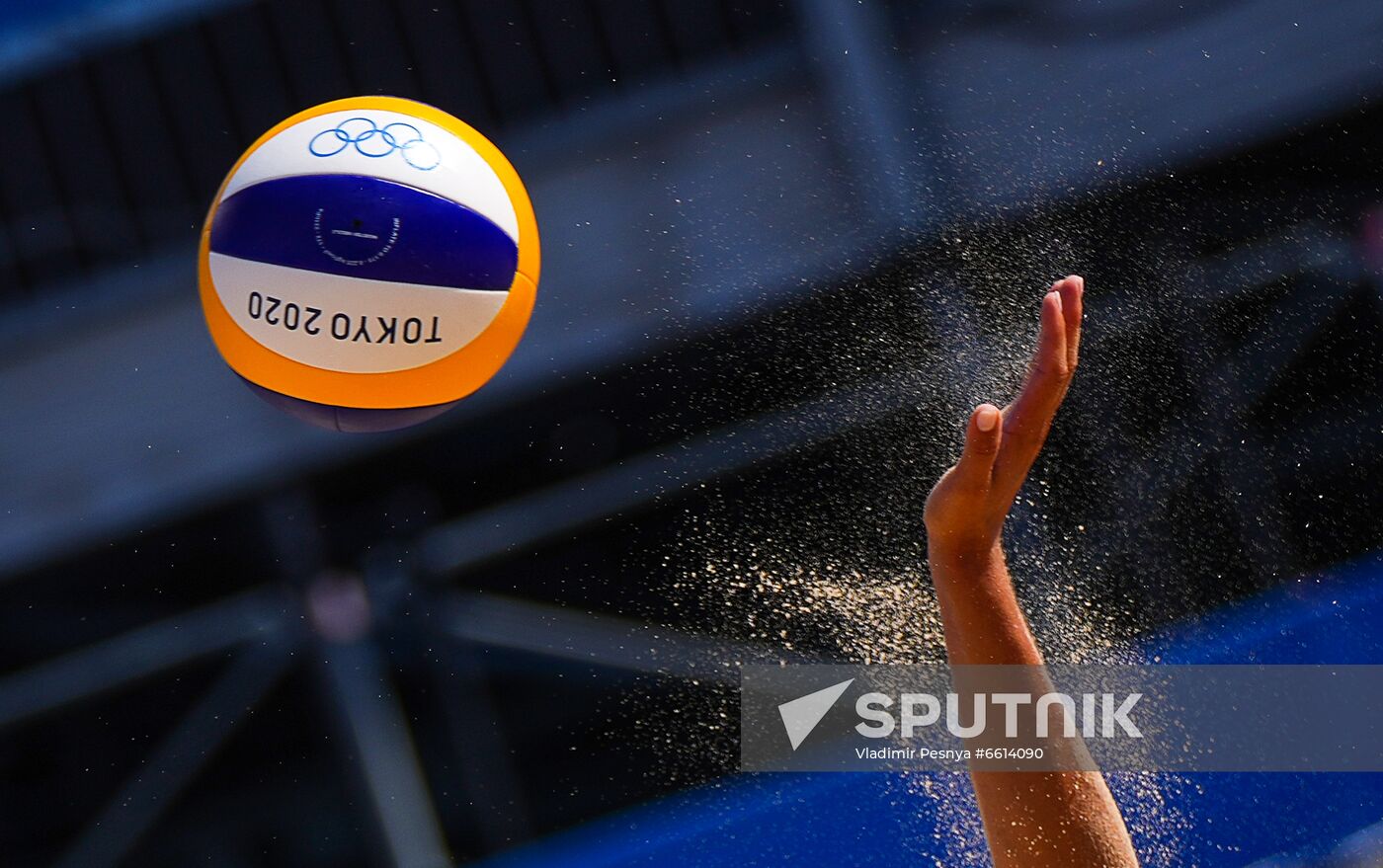Japan Olympics 2020 Beach Volleyball Women Makroguzova/Kholomina - Graudina/Kravcenoka