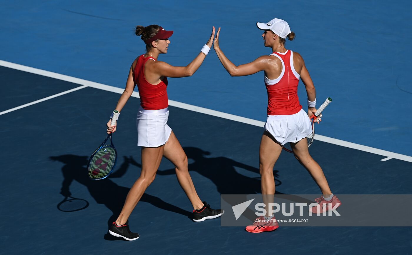 Japan Olympics 2020 Tennis Women Doubles Krejcikova/Siniakova - Bencic/Golubic