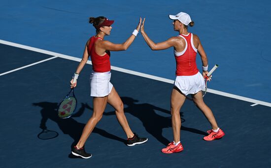 Japan Olympics 2020 Tennis Women Doubles Krejcikova/Siniakova - Bencic/Golubic