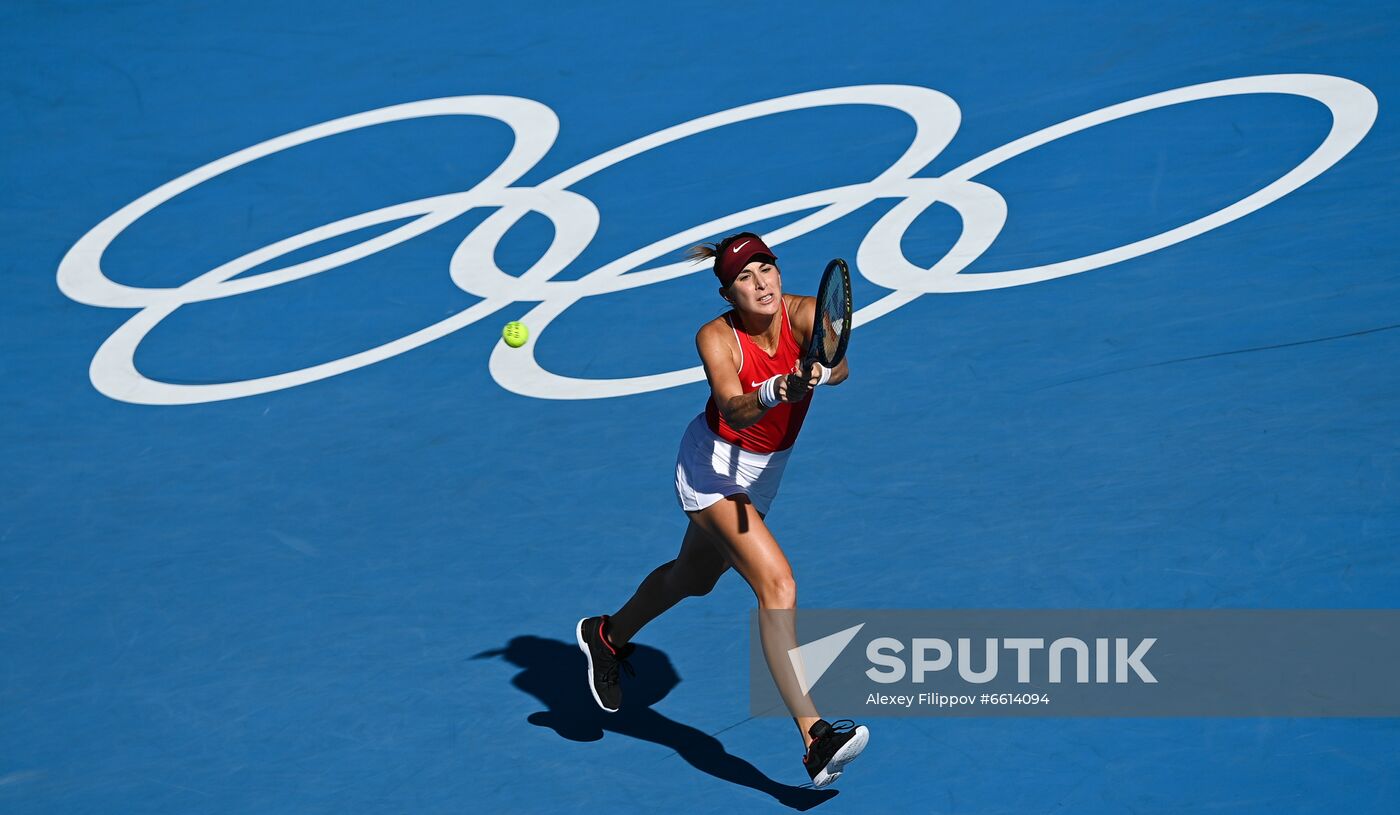 Japan Olympics 2020 Tennis Women Doubles Krejcikova/Siniakova - Bencic/Golubic