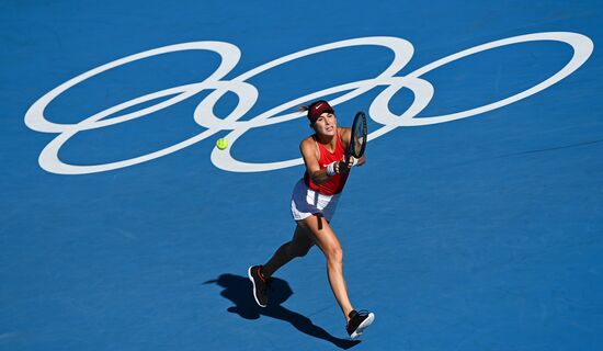 Japan Olympics 2020 Tennis Women Doubles Krejcikova/Siniakova - Bencic/Golubic
