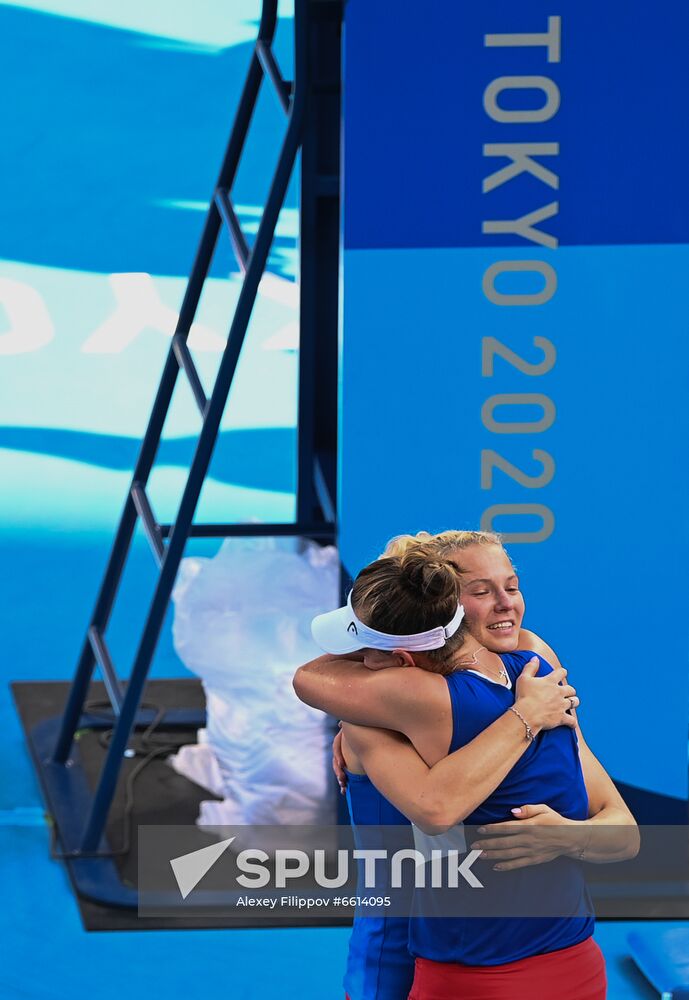 Japan Olympics 2020 Tennis Women Doubles Krejcikova/Siniakova - Bencic/Golubic