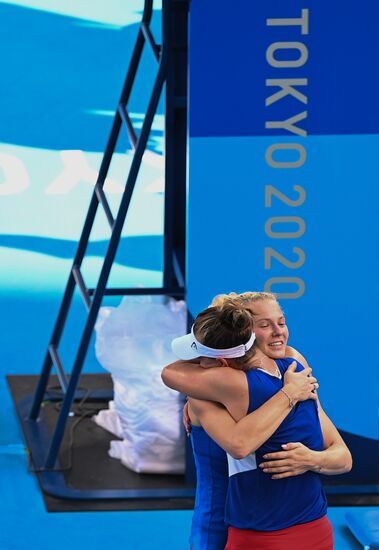 Japan Olympics 2020 Tennis Women Doubles Krejcikova/Siniakova - Bencic/Golubic