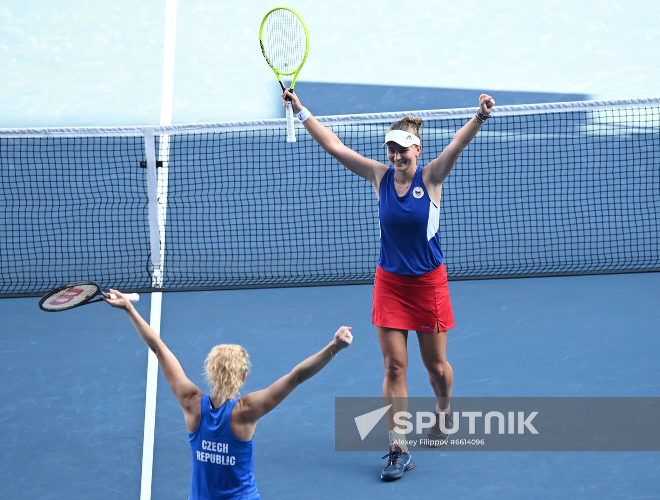 Japan Olympics 2020 Tennis Women Doubles Krejcikova/Siniakova - Bencic/Golubic