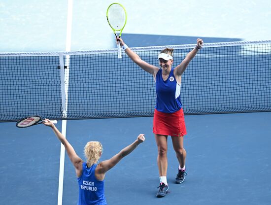 Japan Olympics 2020 Tennis Women Doubles Krejcikova/Siniakova - Bencic/Golubic