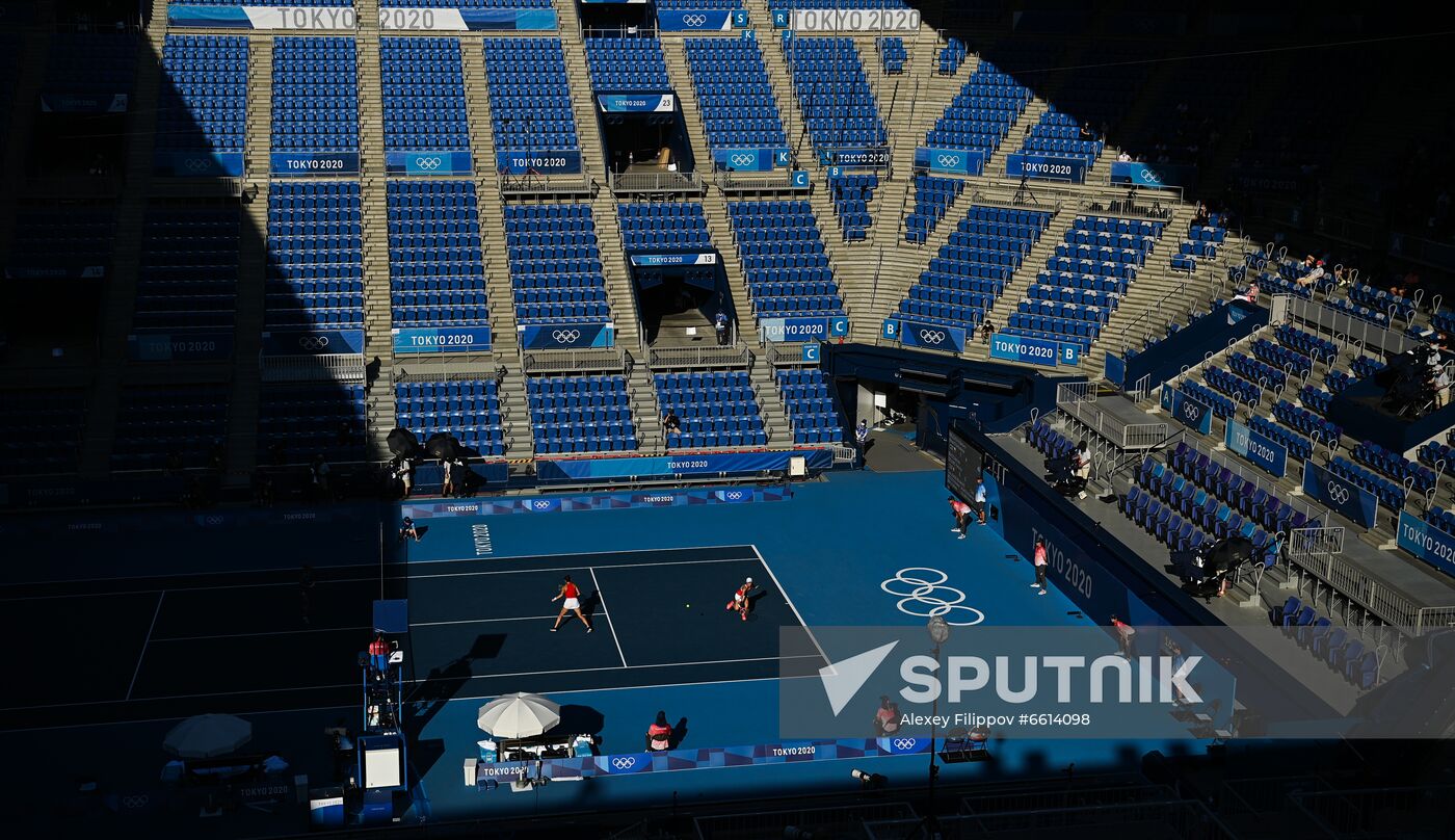 Japan Olympics 2020 Tennis Women Doubles Krejcikova/Siniakova - Bencic/Golubic