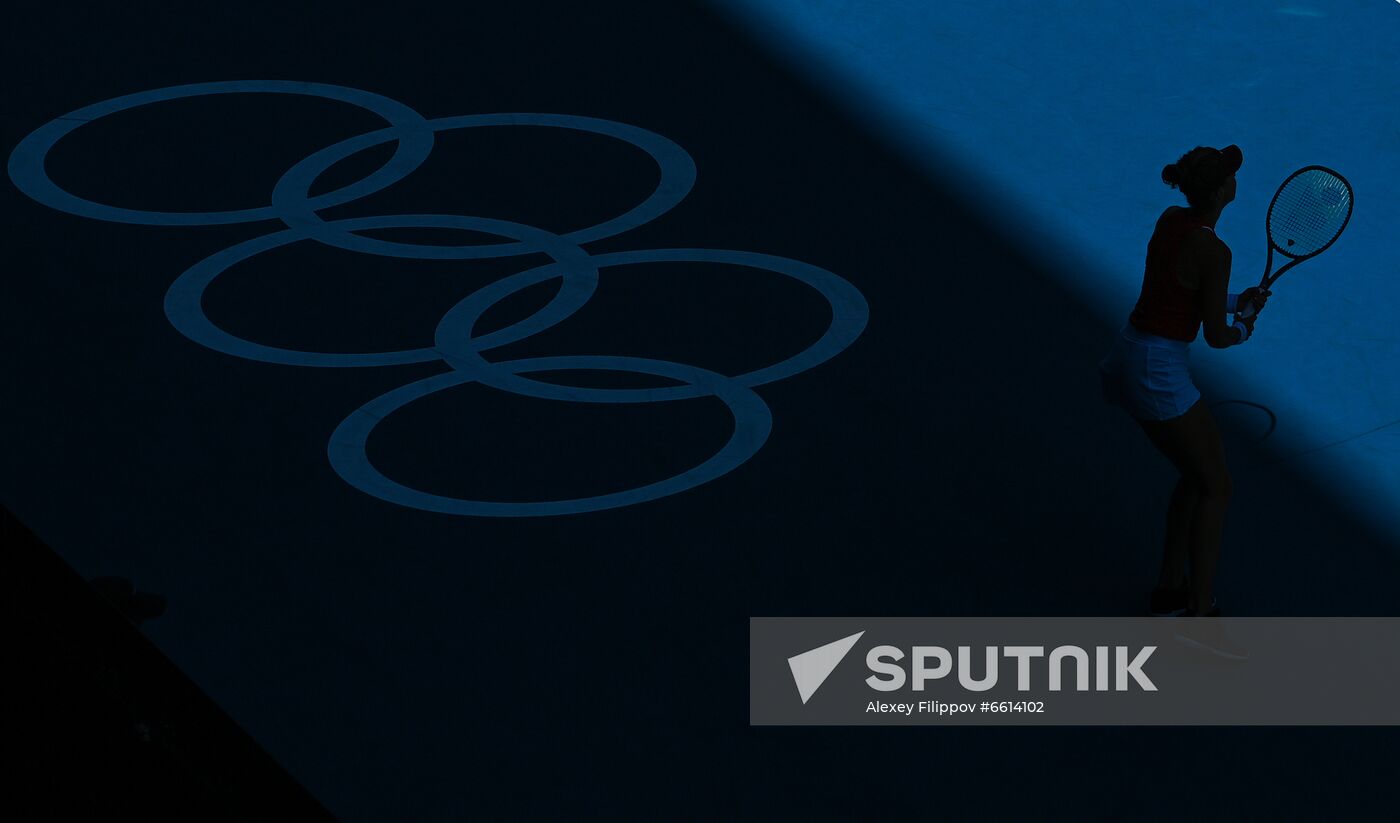 Japan Olympics 2020 Tennis Women Doubles Krejcikova/Siniakova - Bencic/Golubic