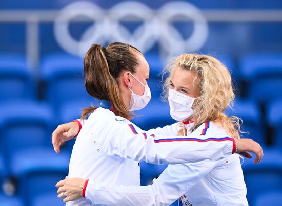 Japan Olympics 2020 Tennis Women Doubles Krejcikova/Siniakova - Bencic/Golubic
