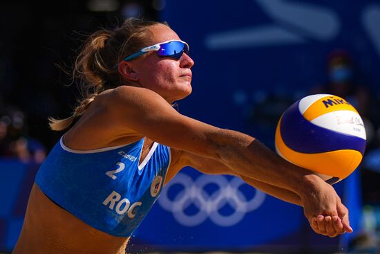 Japan Olympics 2020 Beach Volleyball Women Makroguzova/Kholomina - Graudina/Kravcenoka