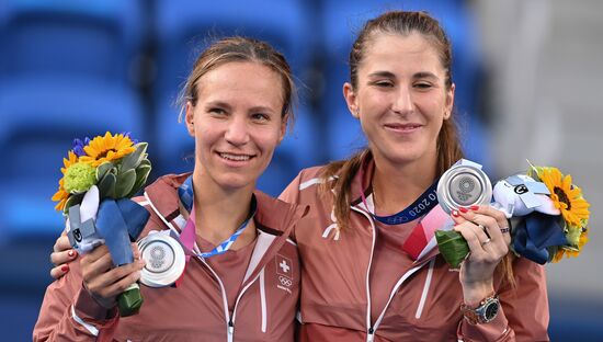 Japan Olympics 2020 Tennis Women Doubles Krejcikova/Siniakova - Bencic/Golubic