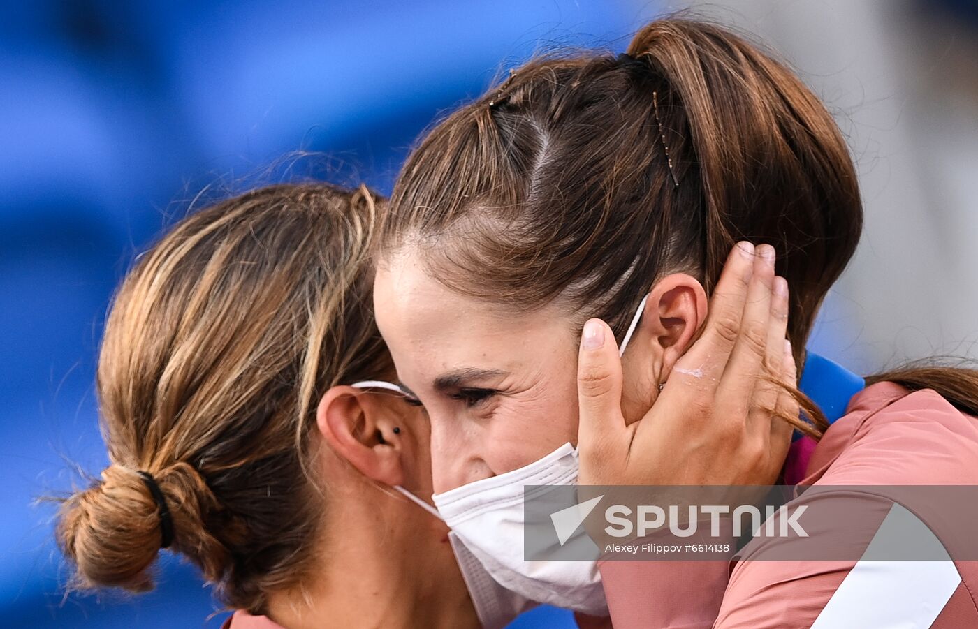 Japan Olympics 2020 Tennis Women Doubles Krejcikova/Siniakova - Bencic/Golubic