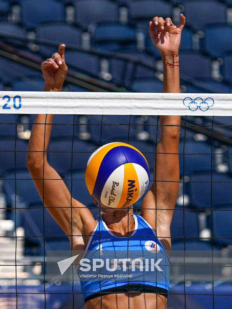 Japan Olympics 2020 Beach Volleyball Women Makroguzova/Kholomina - Graudina/Kravcenoka